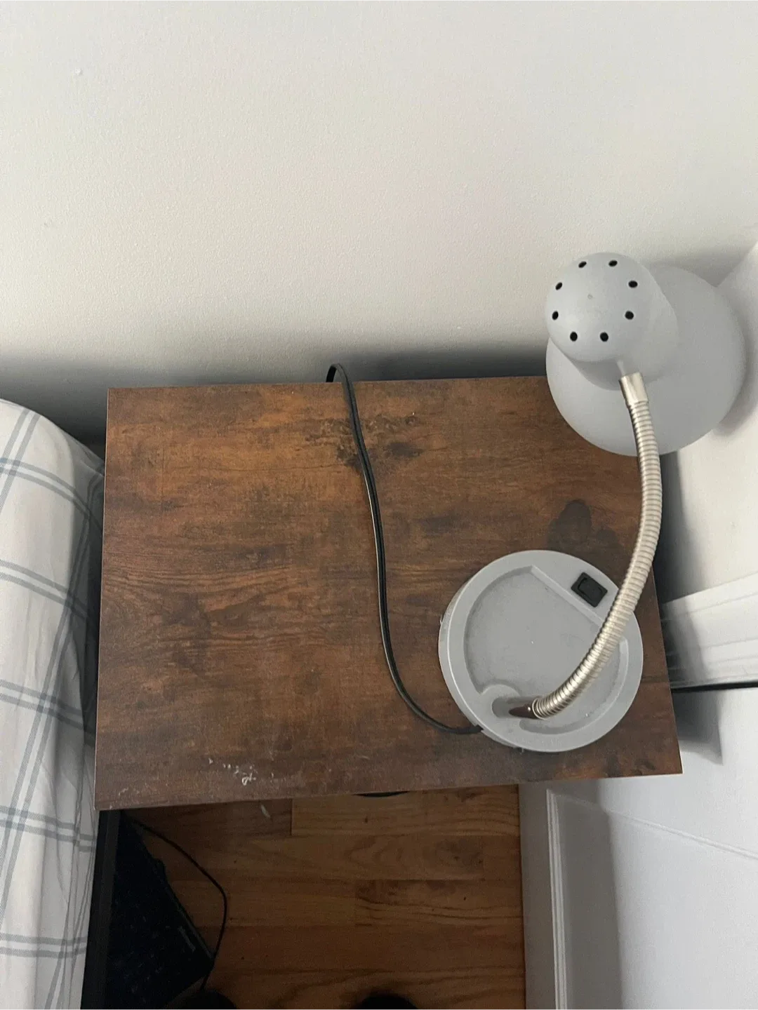 Brown Wood Nightstand with 2 Drawers image indicator(2)