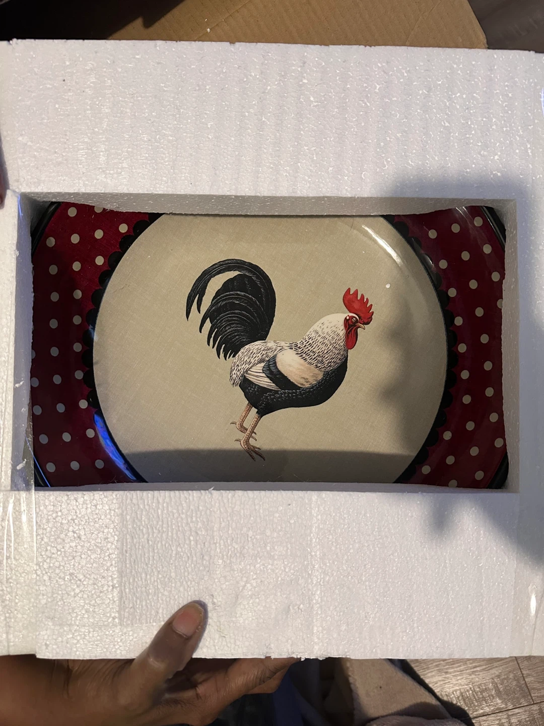 2-Piece Ceramic Serving Bowl & Platter Set