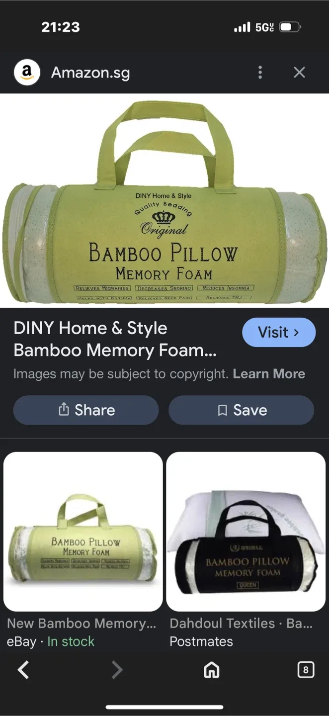 Golden Quality Bedding Bamboo Pillow - King Size image indicator(6)