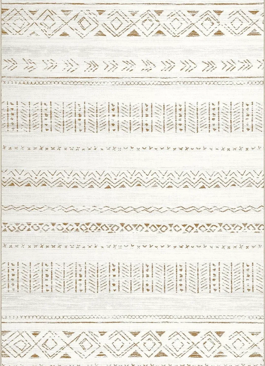 Patterned Area Rug 9x6 ft- Super Soft image indicator(3)