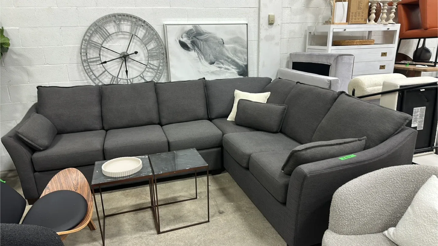 Grey Sectional Sofa - Great Condition! image indicator(5)