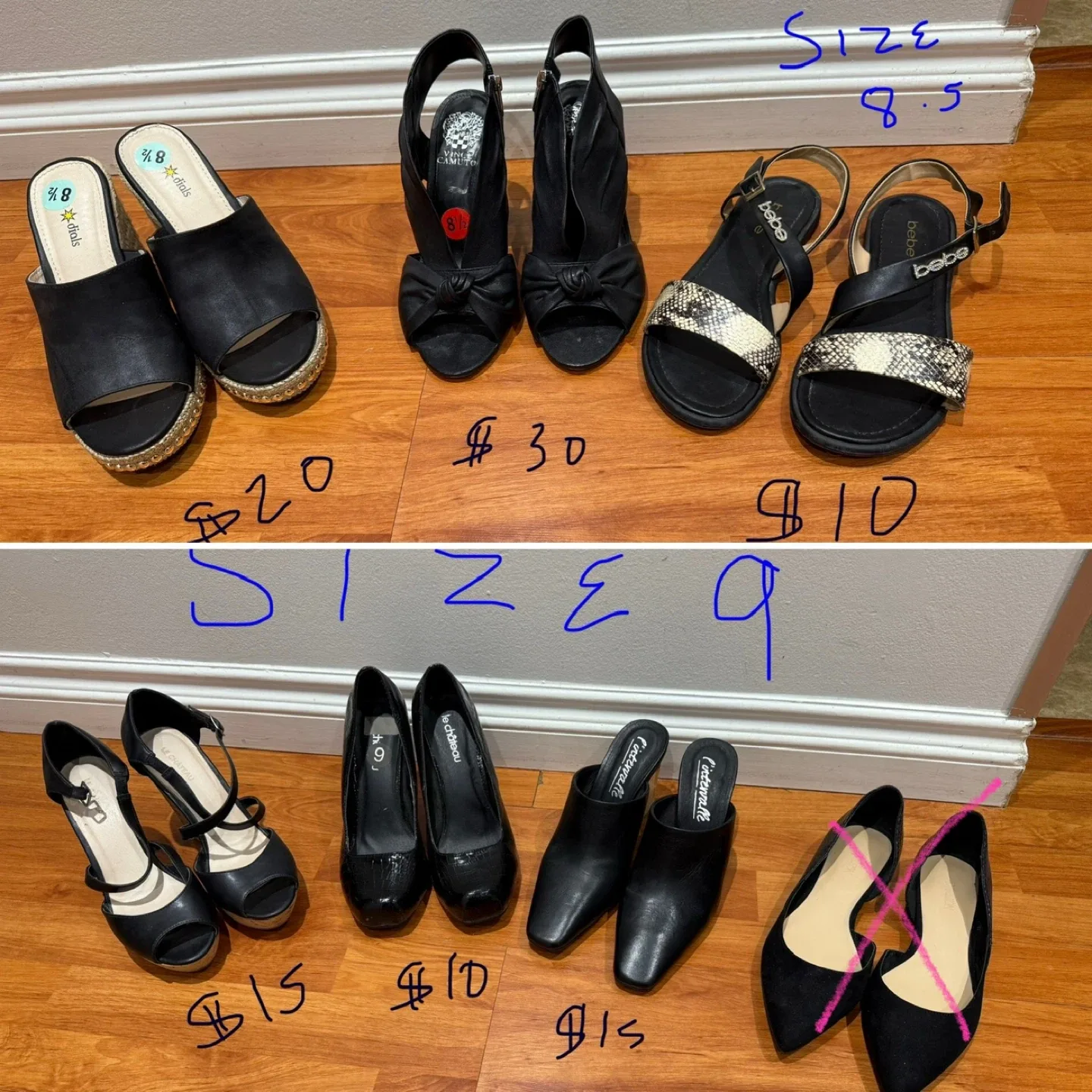variety of women’s shoes thumbnail