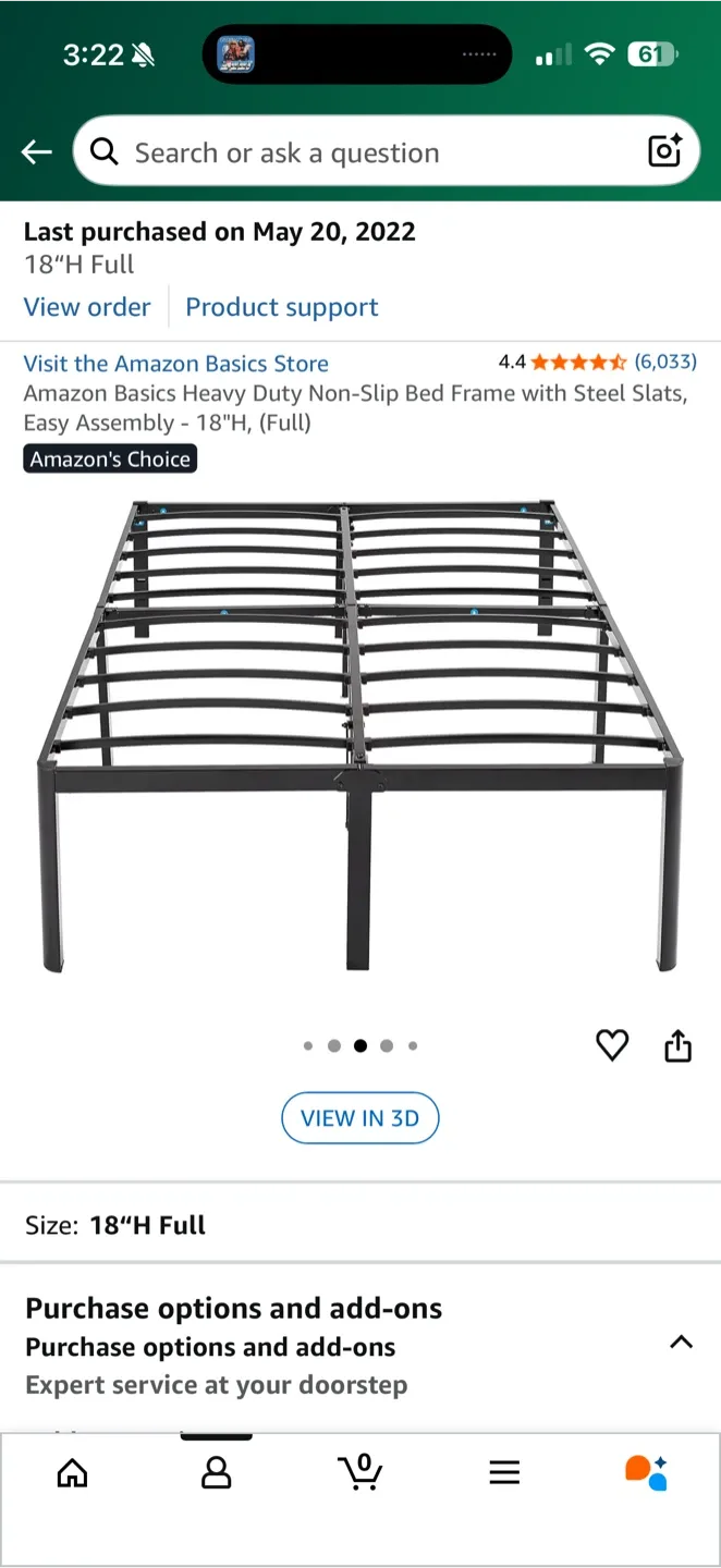 Full Bed Frame (disassembled) image indicator(4)