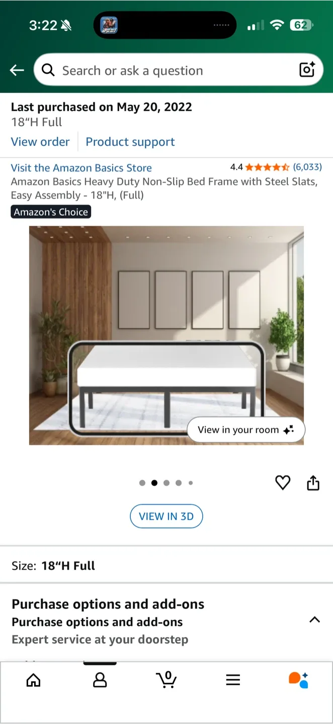 Full Bed Frame (disassembled) image indicator(3)