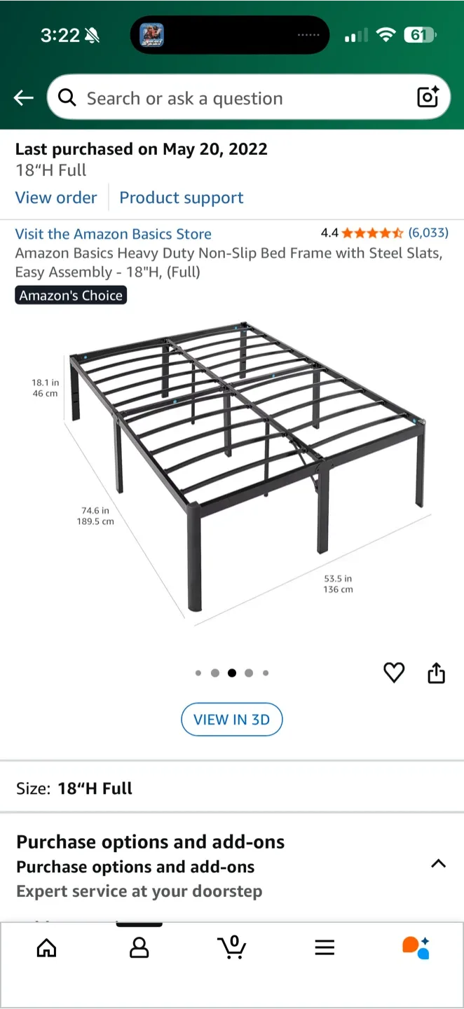 Full Bed Frame (disassembled) image indicator(2)