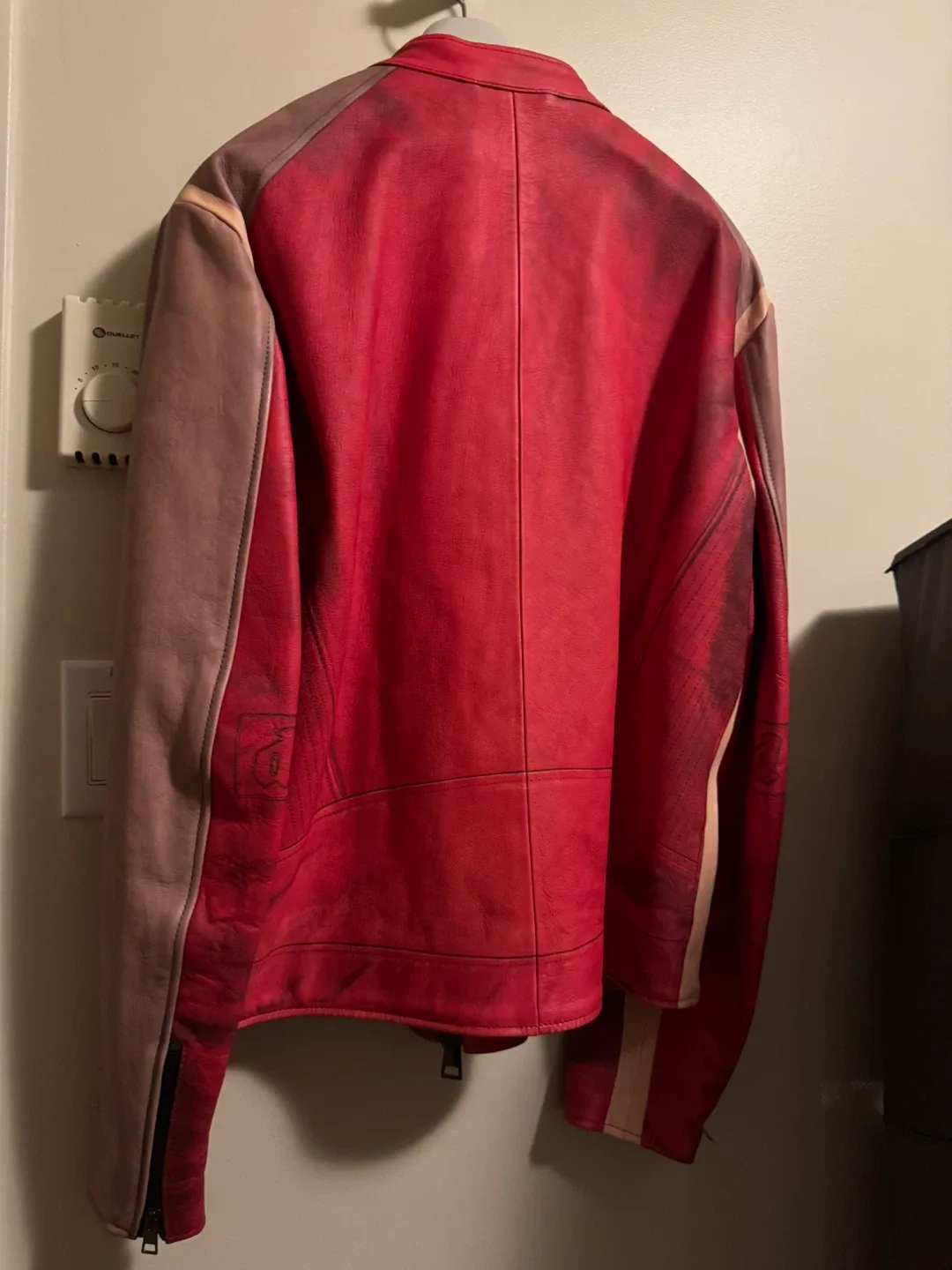 Diesel L-Ruscha Red Leather Jacket image indicator(5)