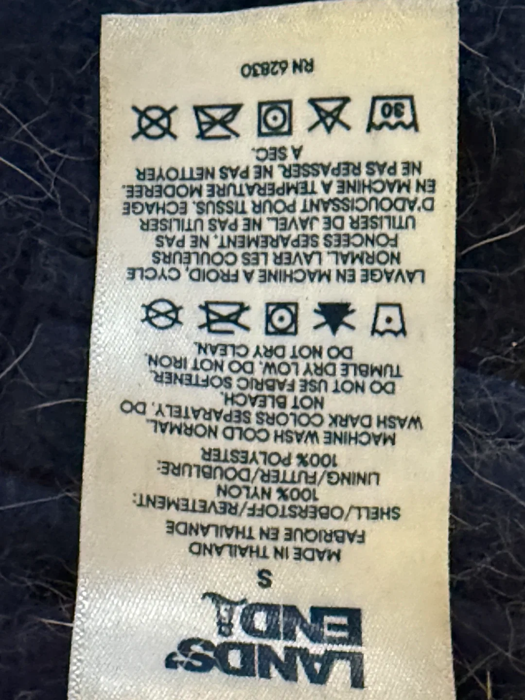 Lands' End Dog Coat - Size S image indicator(2)