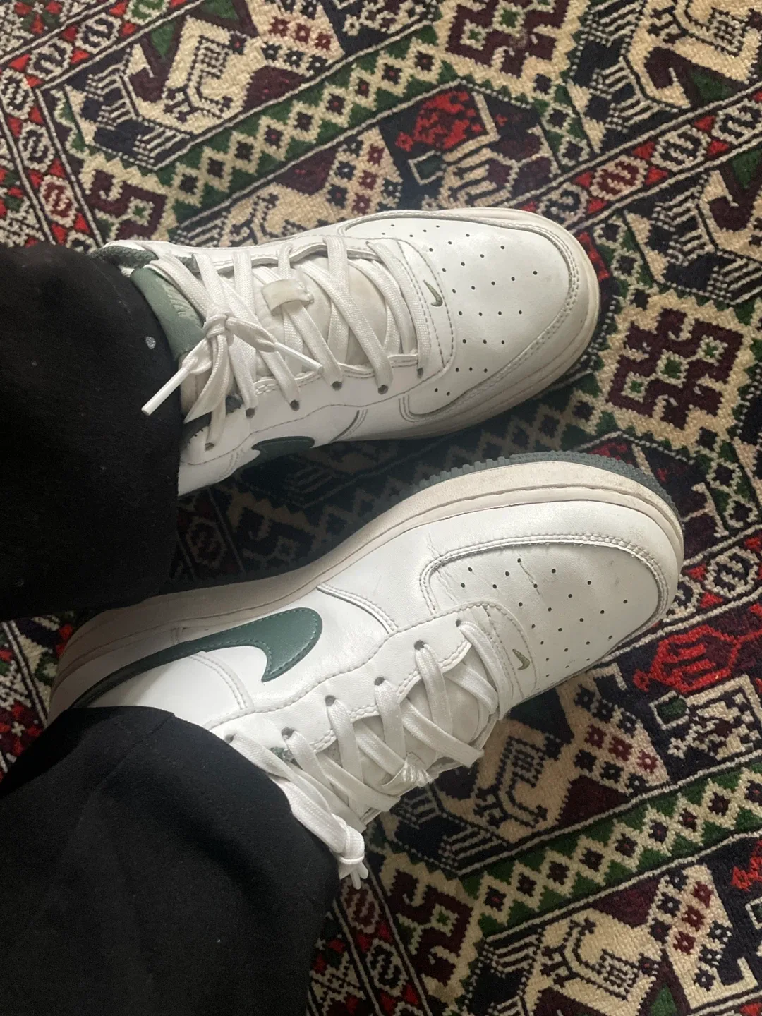Nike Air Force 1 '07 White/Pine Green Sneakers image indicator(3)