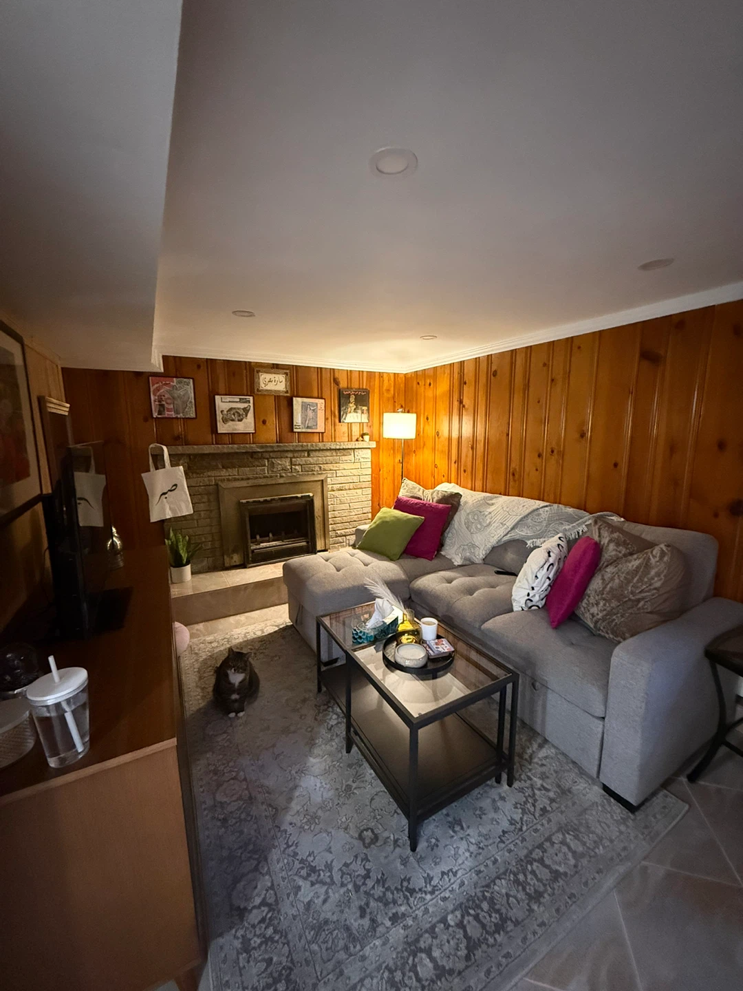 Sectional couch-bed with storage