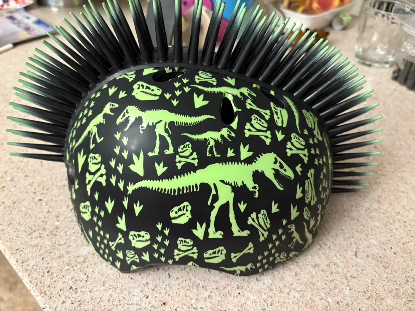 Raskullz Mohawk Bonez Dinosaur Helmet - XS image indicator(2)