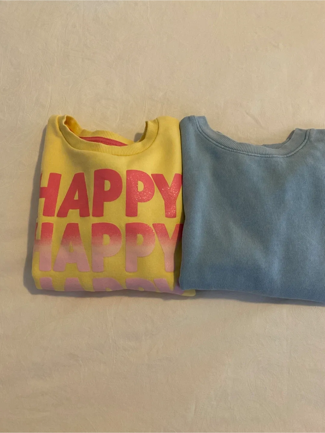 Two Kids' Crewneck Sweatshirts - Yellow & Blue image indicator(5)