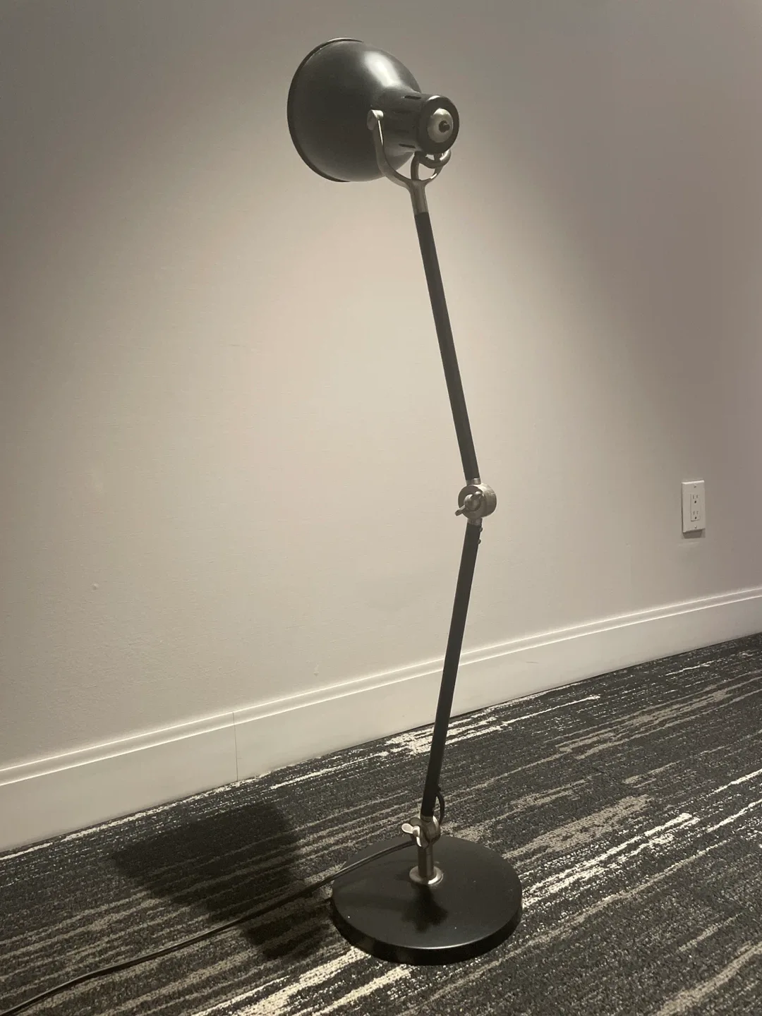 Free bulb, IKEA Work Lamp - Dark Gray