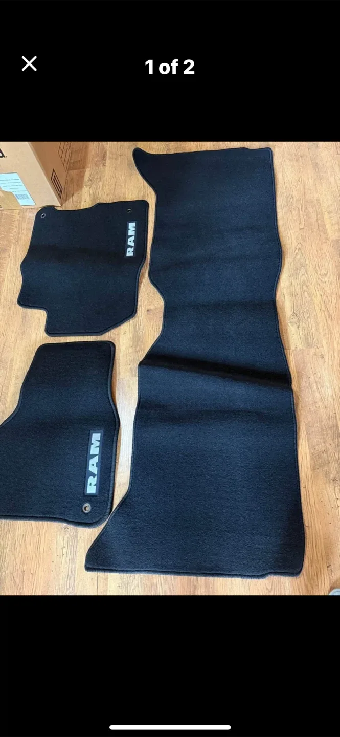 RAM Black Floor Mats