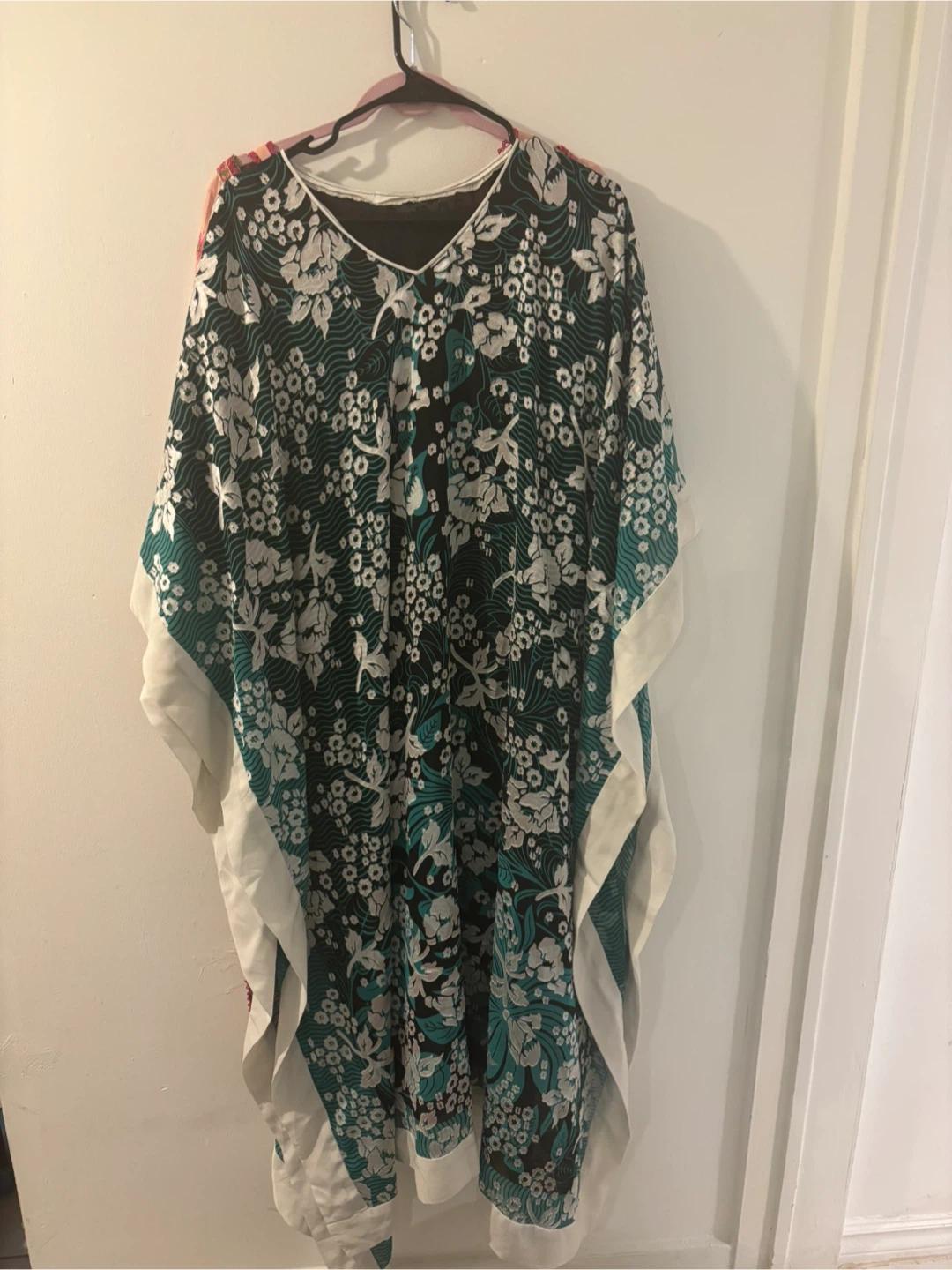 Floral Print Kaftan Dress