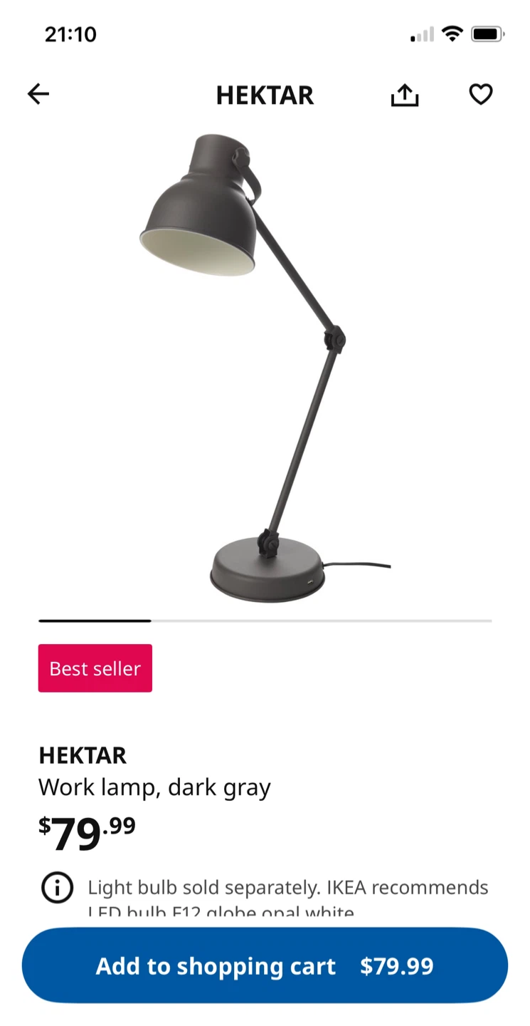 IKEA Work Lamp - photo 5