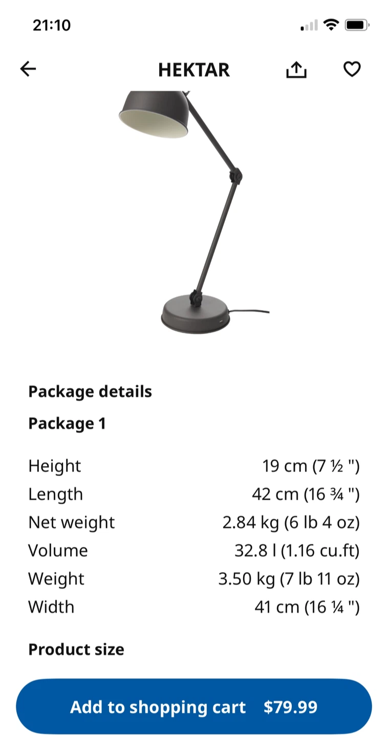 IKEA Work Lamp - photo 4