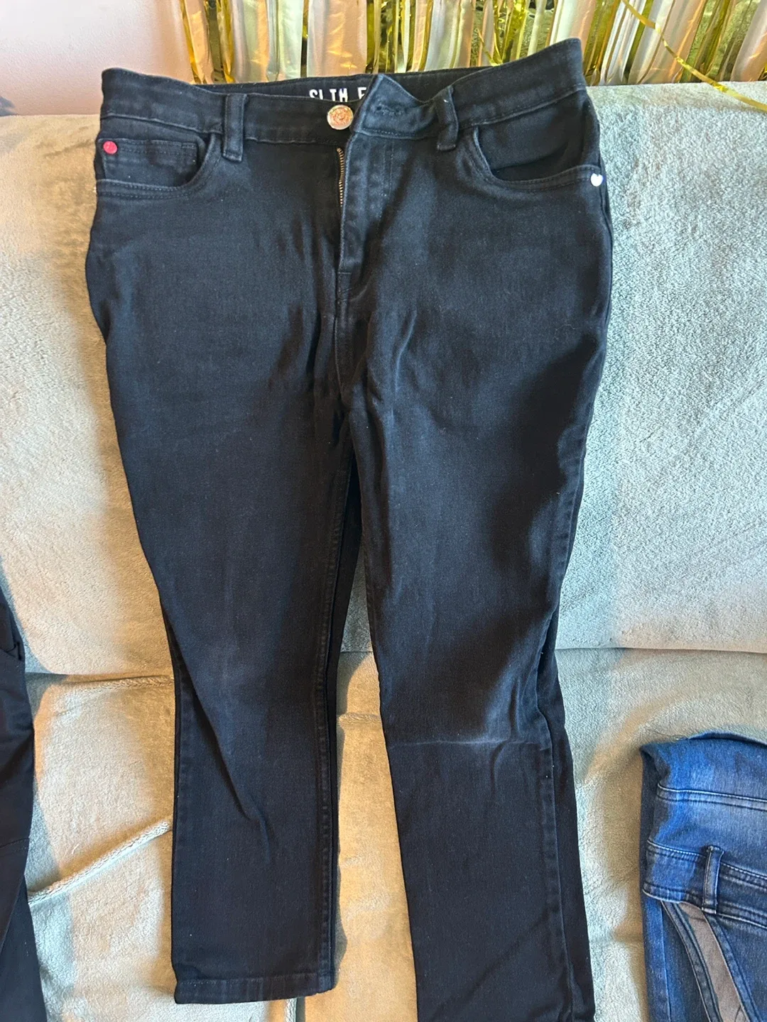 Denim Overalls Size 10-12 years . Brand New girls dungarees image indicator(5)