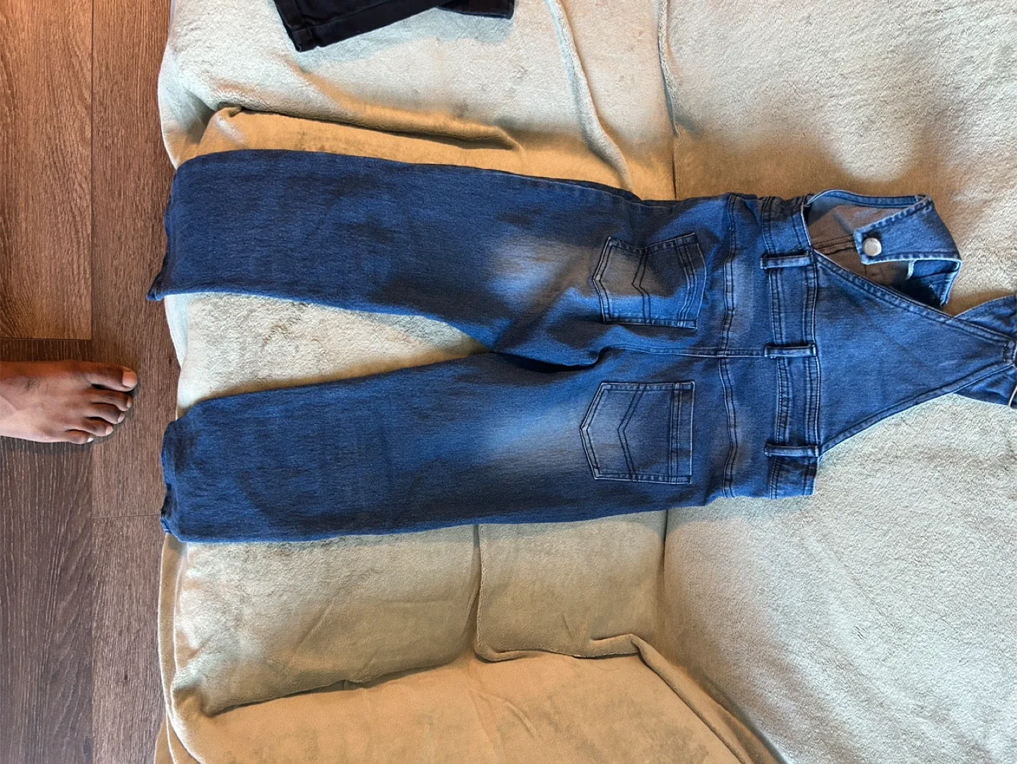 Denim Overalls Size 10-12 years . Brand New girls dungarees