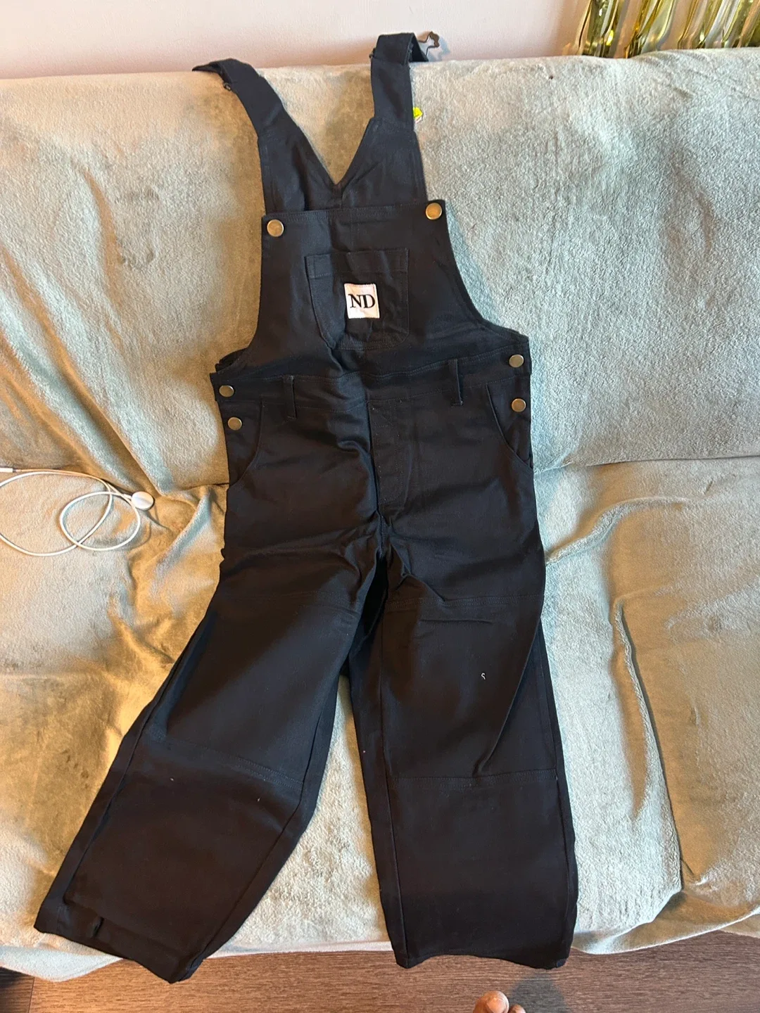 Denim Overalls Size 10-12 years . Brand New girls dungarees image indicator(7)