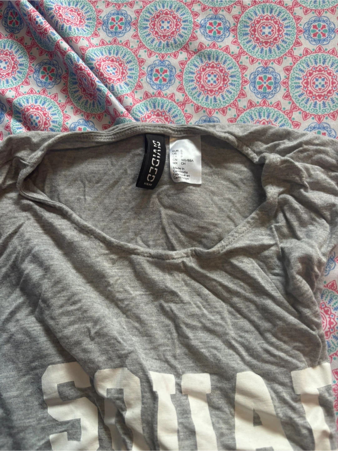 H&M Divided Grey Tank Top - Size S - photo 2