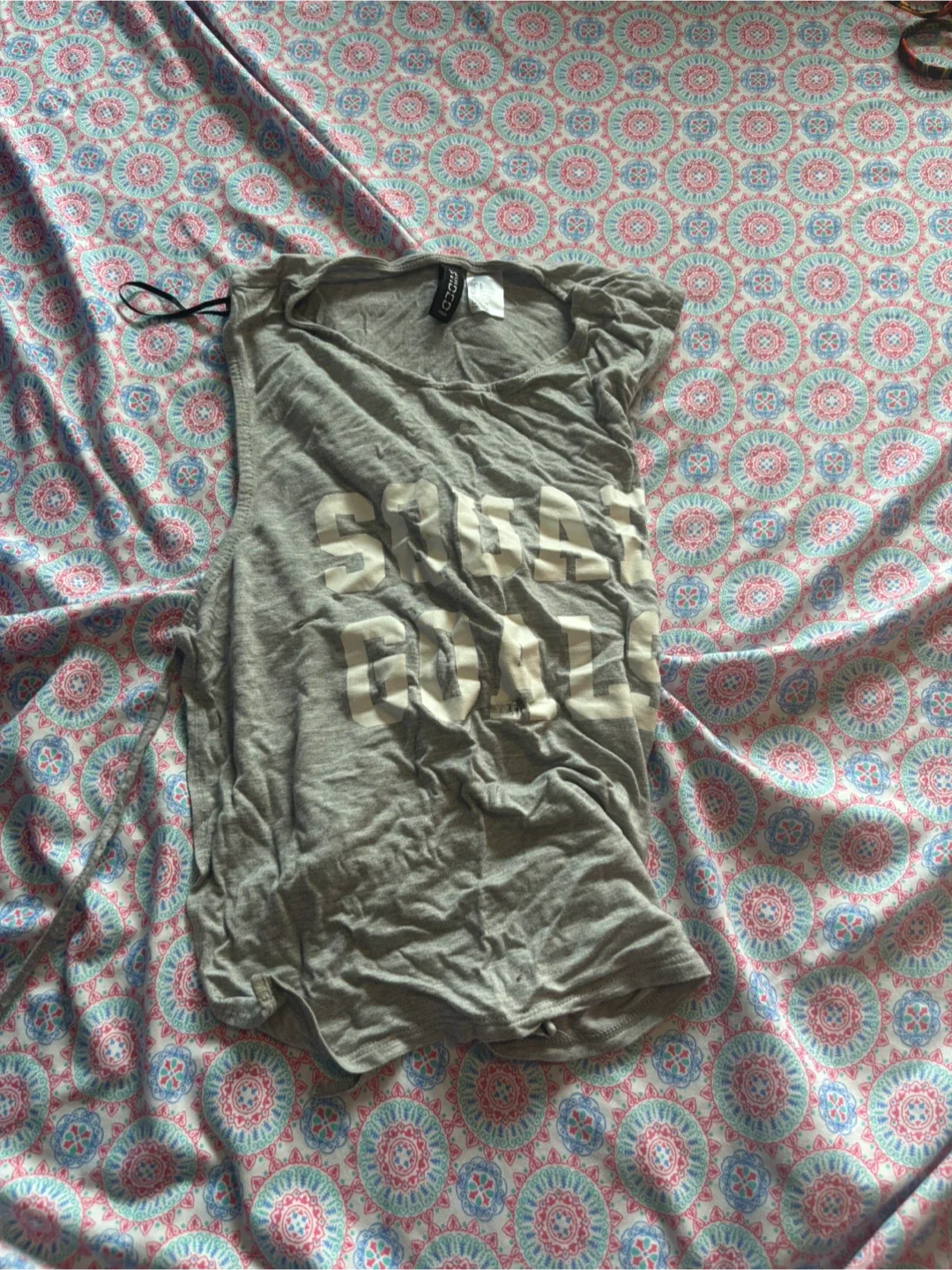 H&M Divided Grey Tank Top - Size S