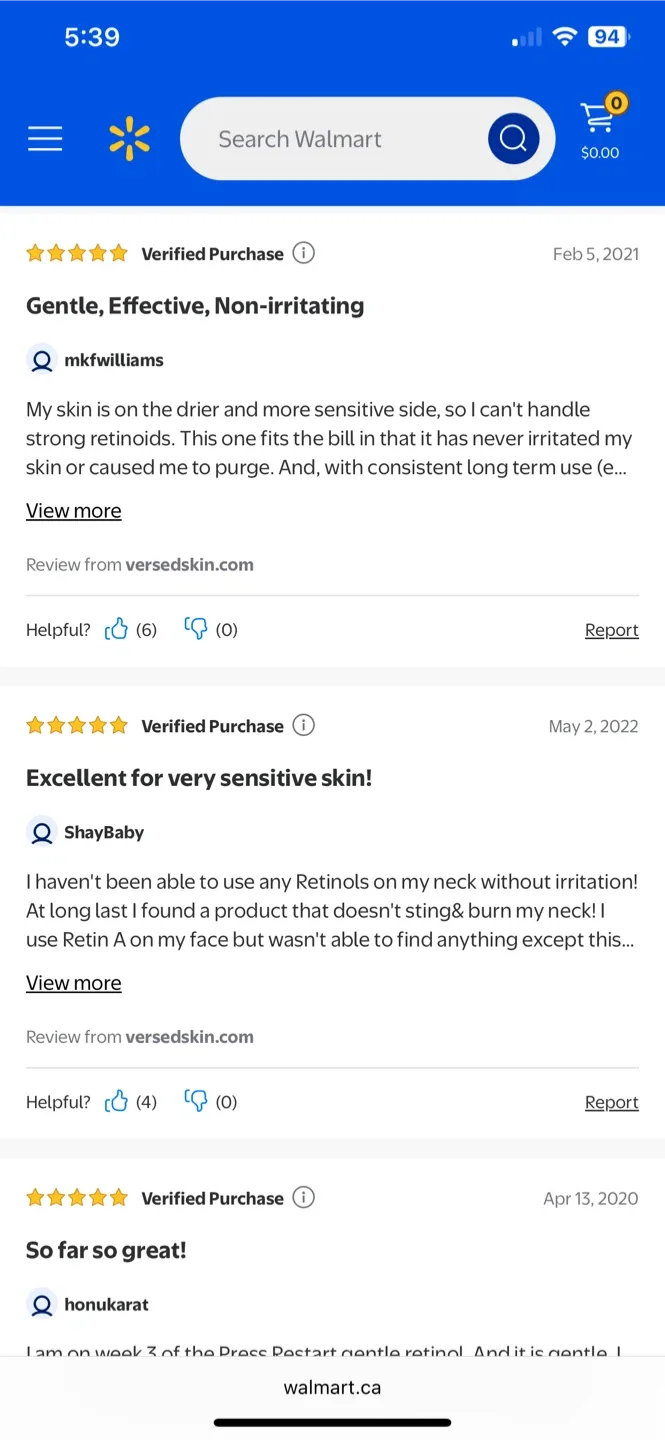 Brand NEW Versed Press Restart Gentle Retinol & Bakuchiol Serum image indicator(5)