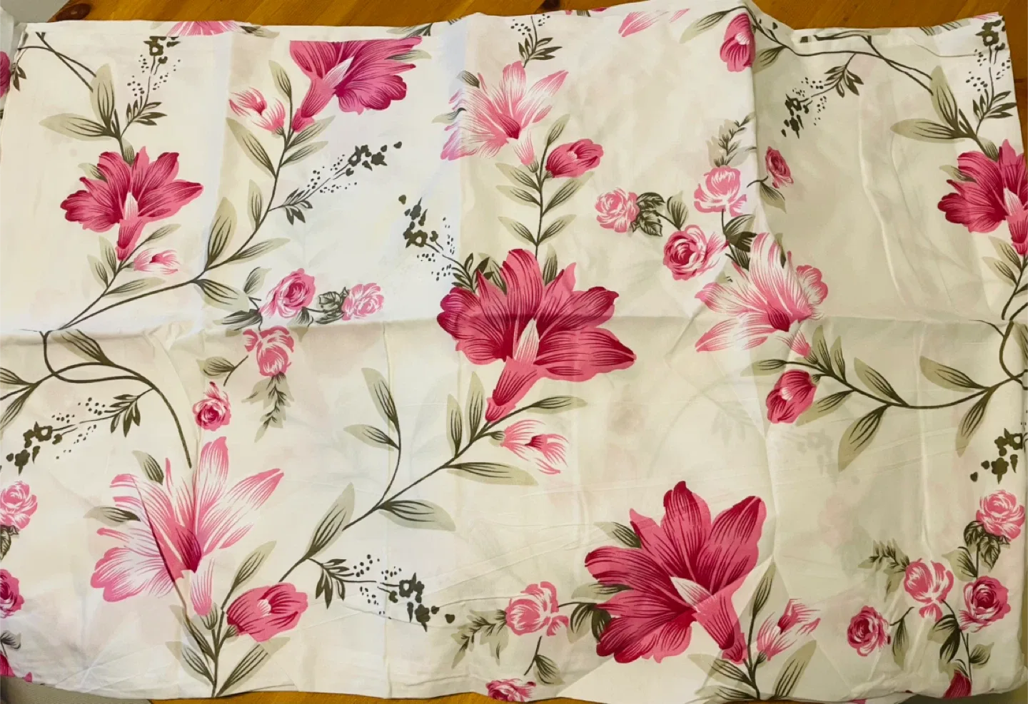 Floral Patterned Bed Sheet Set, 3 pieces, Queen size image indicator(5)