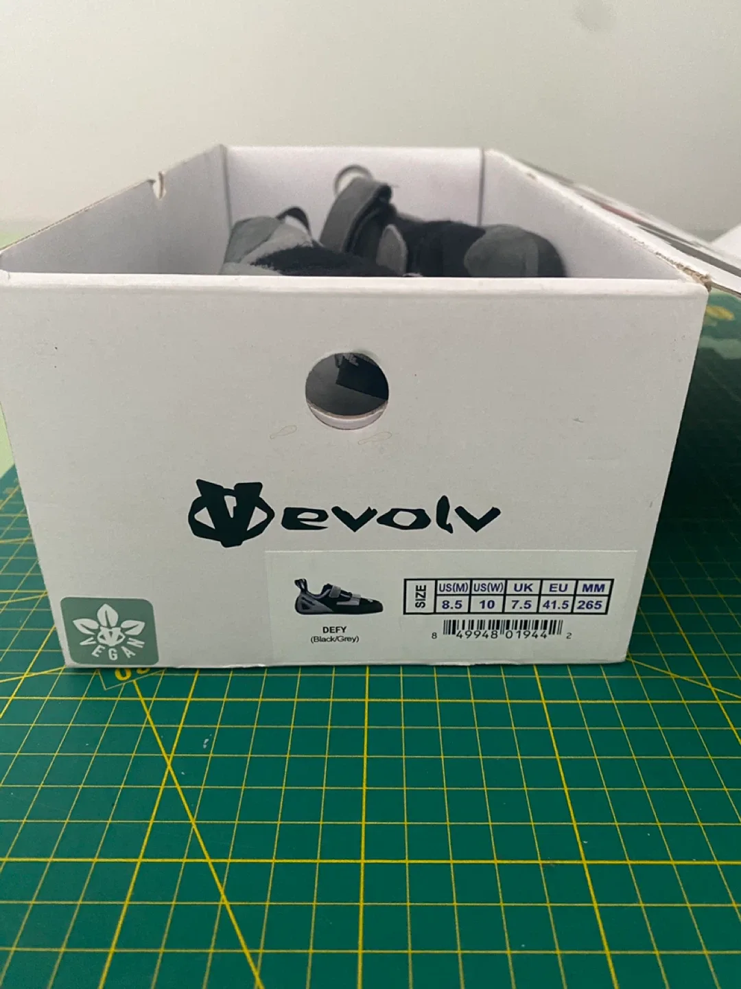 Evolv Defy Climbing Shoes - Black/Grey - Size 8.5 image indicator(3)