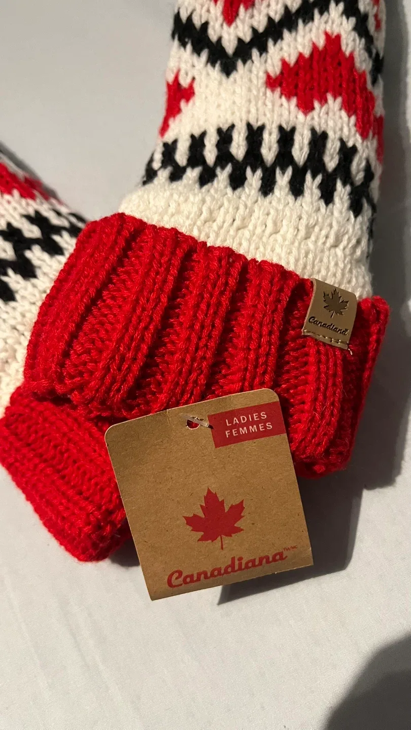 New Canadiana Ladies Mittens - One Size image indicator(5)