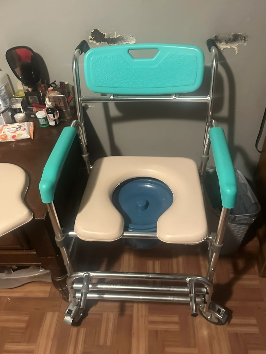 Rolling Commode Chair - photo 2