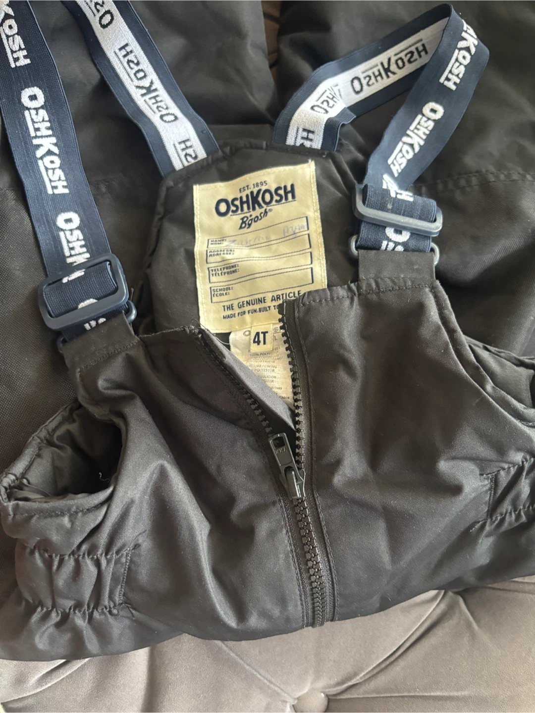 OshKosh B'gosh Black Snow Pants 4T - photo 4