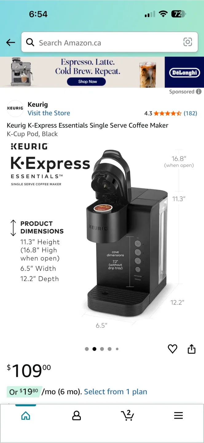 Keurig K-Express Essentials Single Serve Coffee Maker image indicator(2)