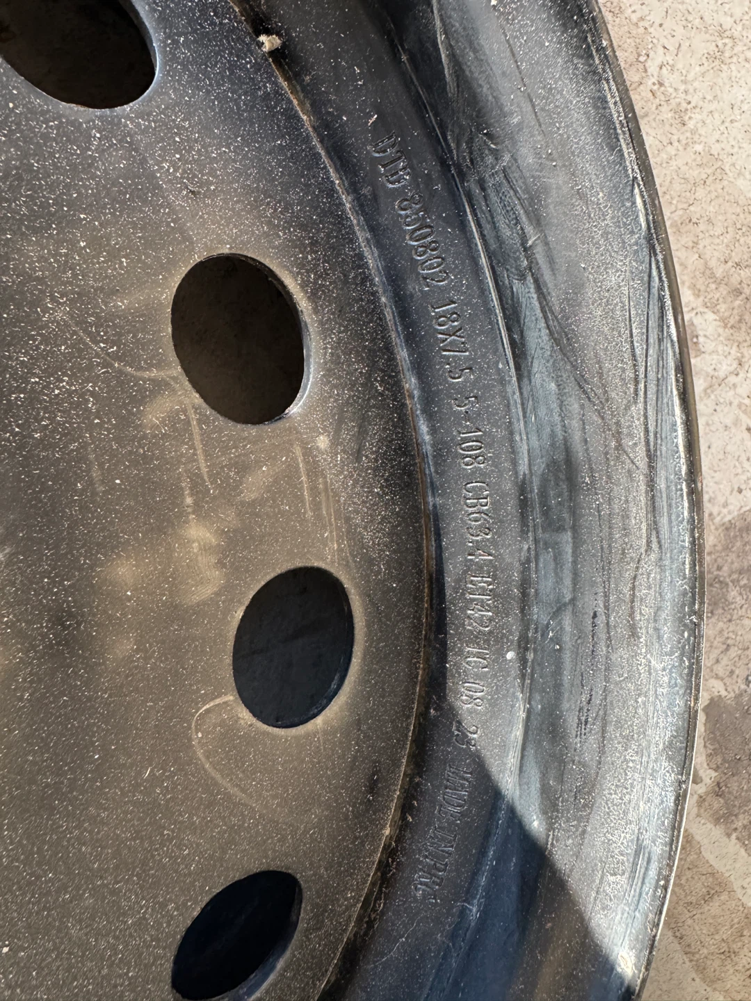 Set of 4 Steel Rims - photo 2