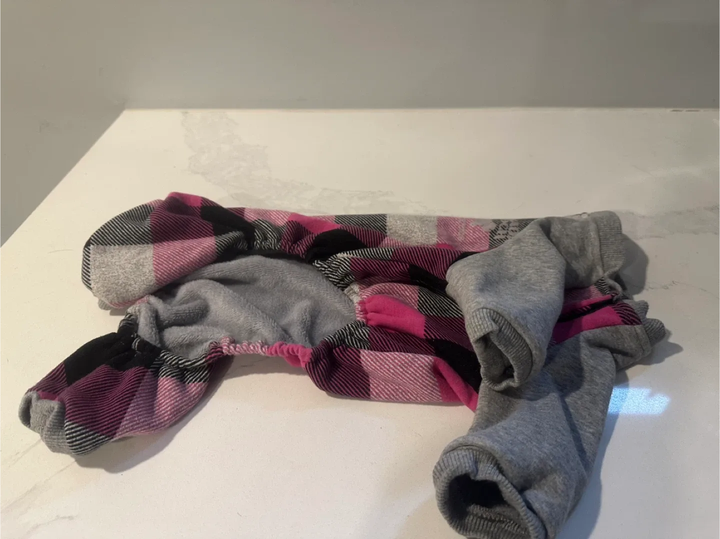 CANADA POOCH Pink Plaid Dog Pajamas image indicator(2)