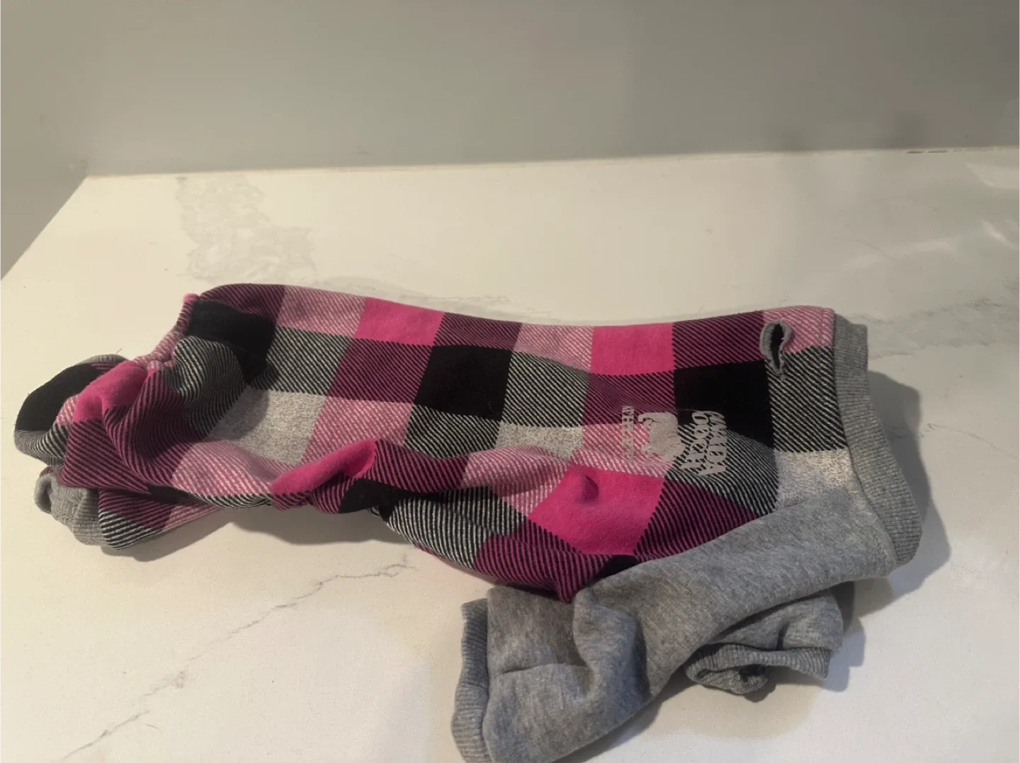 CANADA POOCH Pink Plaid Dog Pajamas