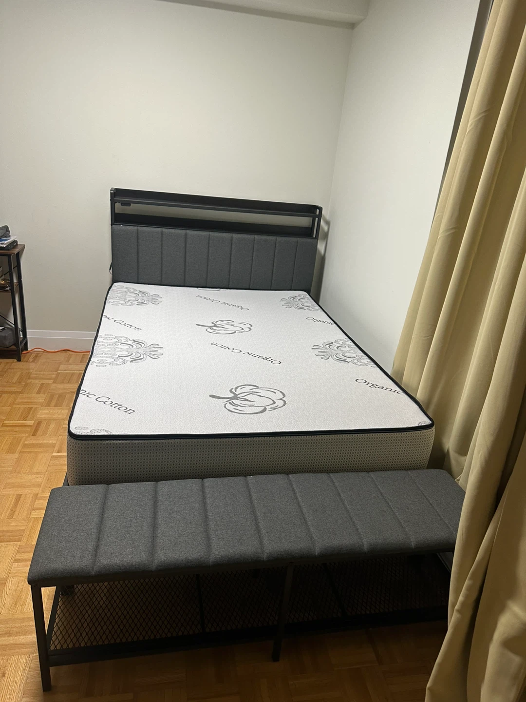Bed frame and Mattress together, Moving sale.