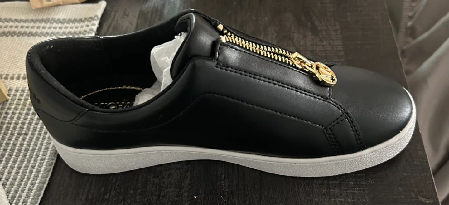 Michael Kors Black Leather Slip-On Sneaker - photo 2