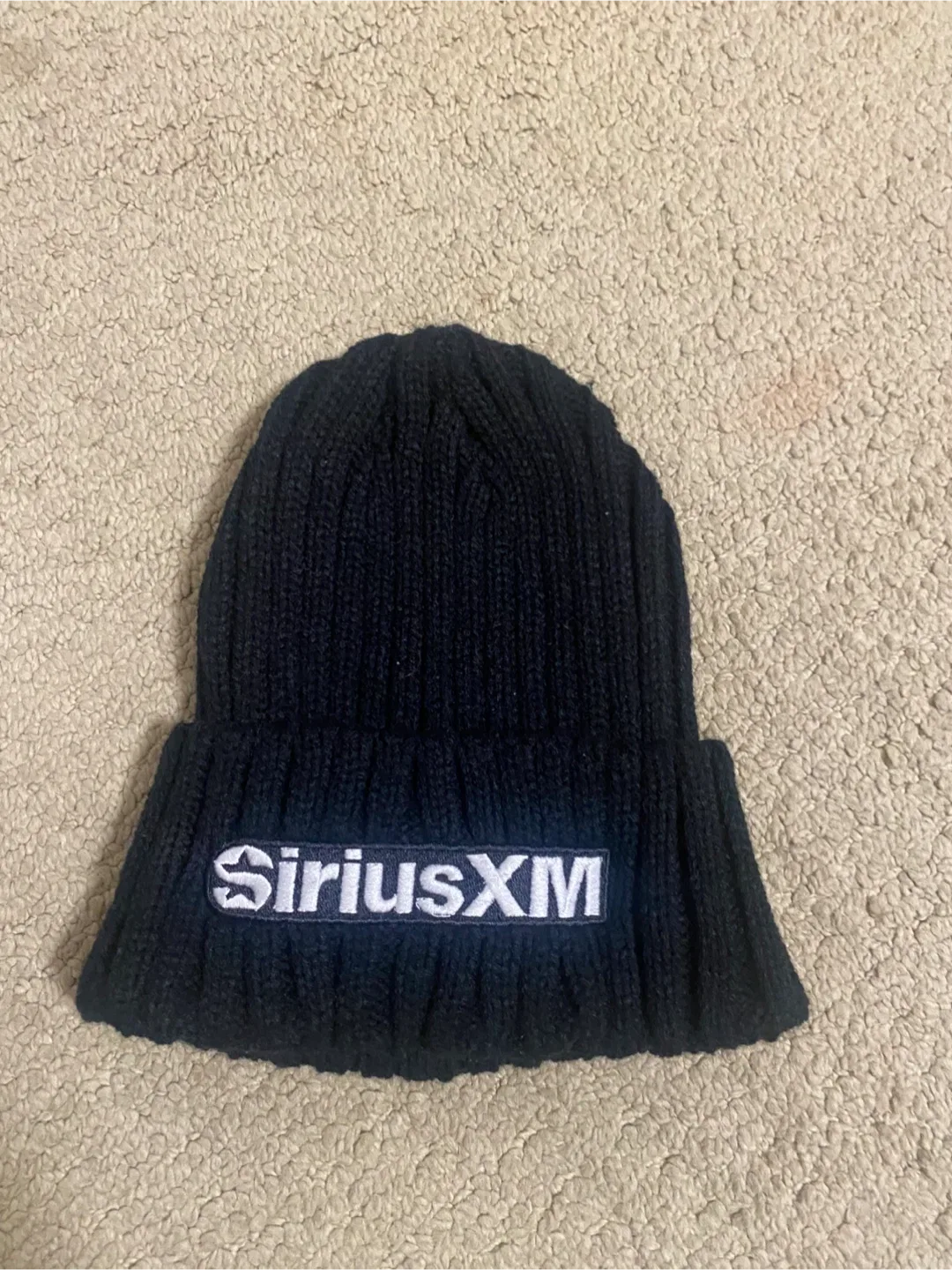SiriusXM Black Beanie /Hat image indicator(2)