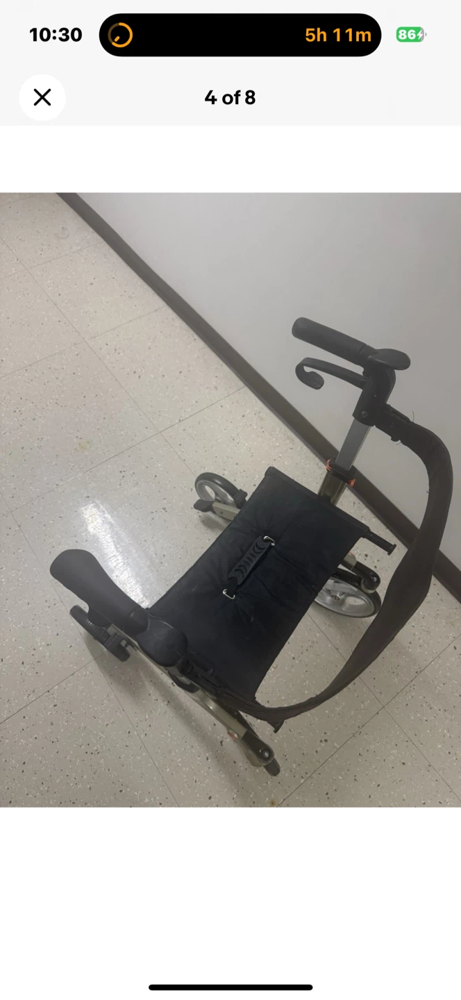 Rollator Walker with Seat and brakes - photo 4
