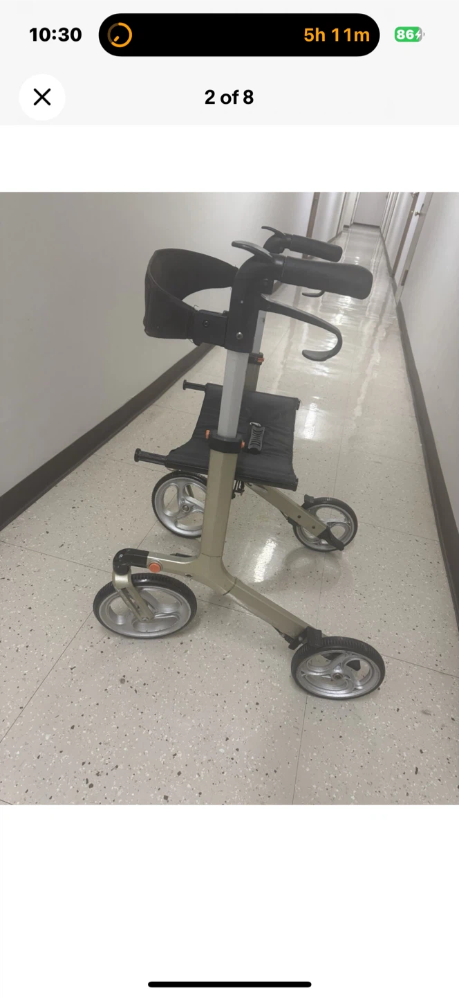 Rollator Walker with Seat and brakes - photo 2