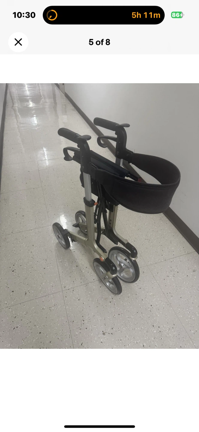 Rollator Walker with Seat and brakes - photo 5