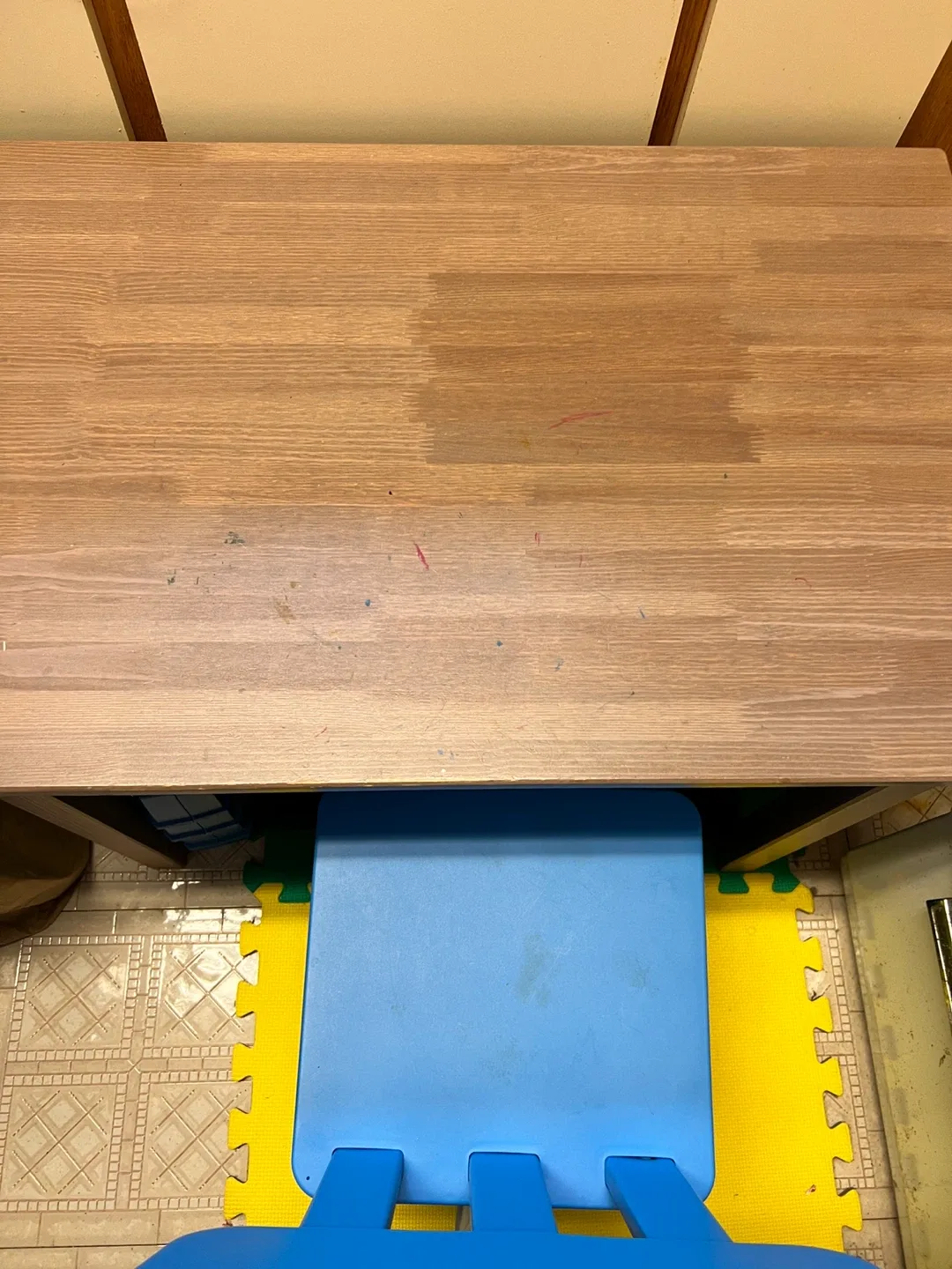 IKEA Mammut Children's Chair - Blue and the table image indicator(3)