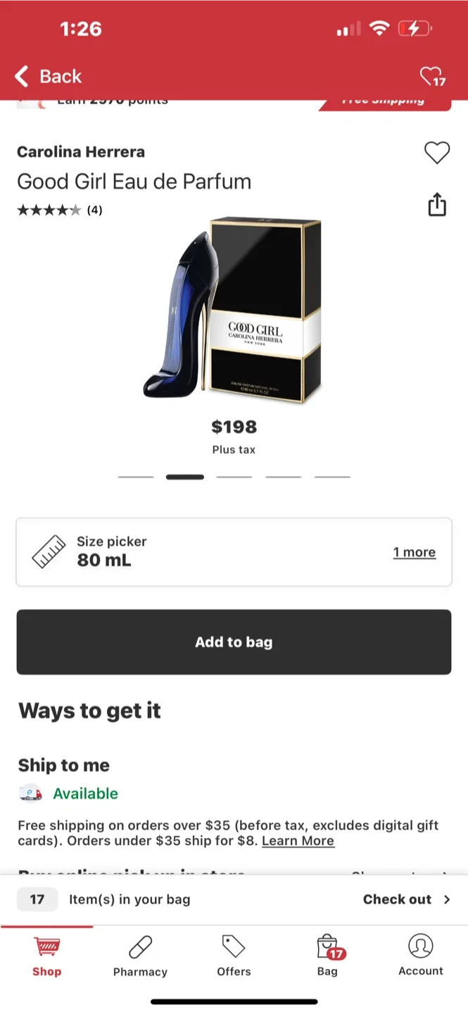 Carolina Herrera Good Girl Eau de Parfum 80ml image indicator(2)