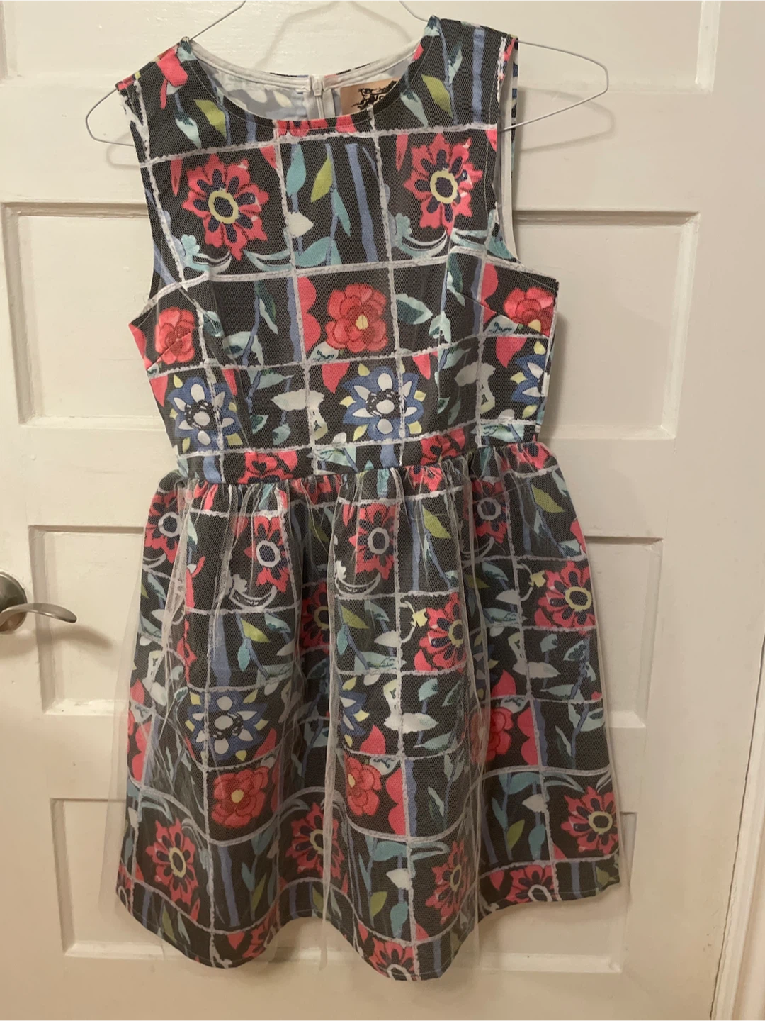 Yoki Girl Floral Print Dress - Size 10