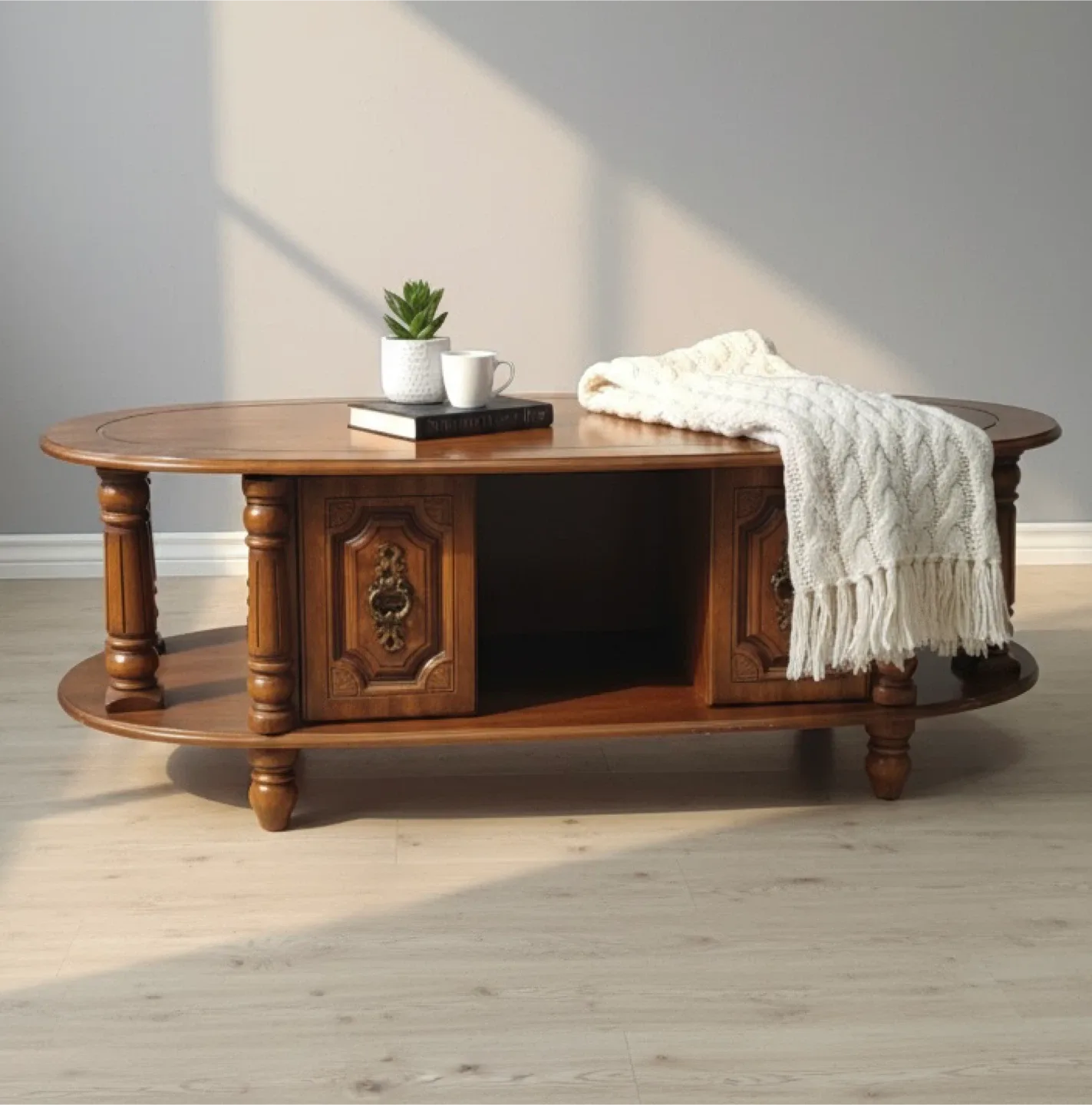 Vintage Wood Coffee Table