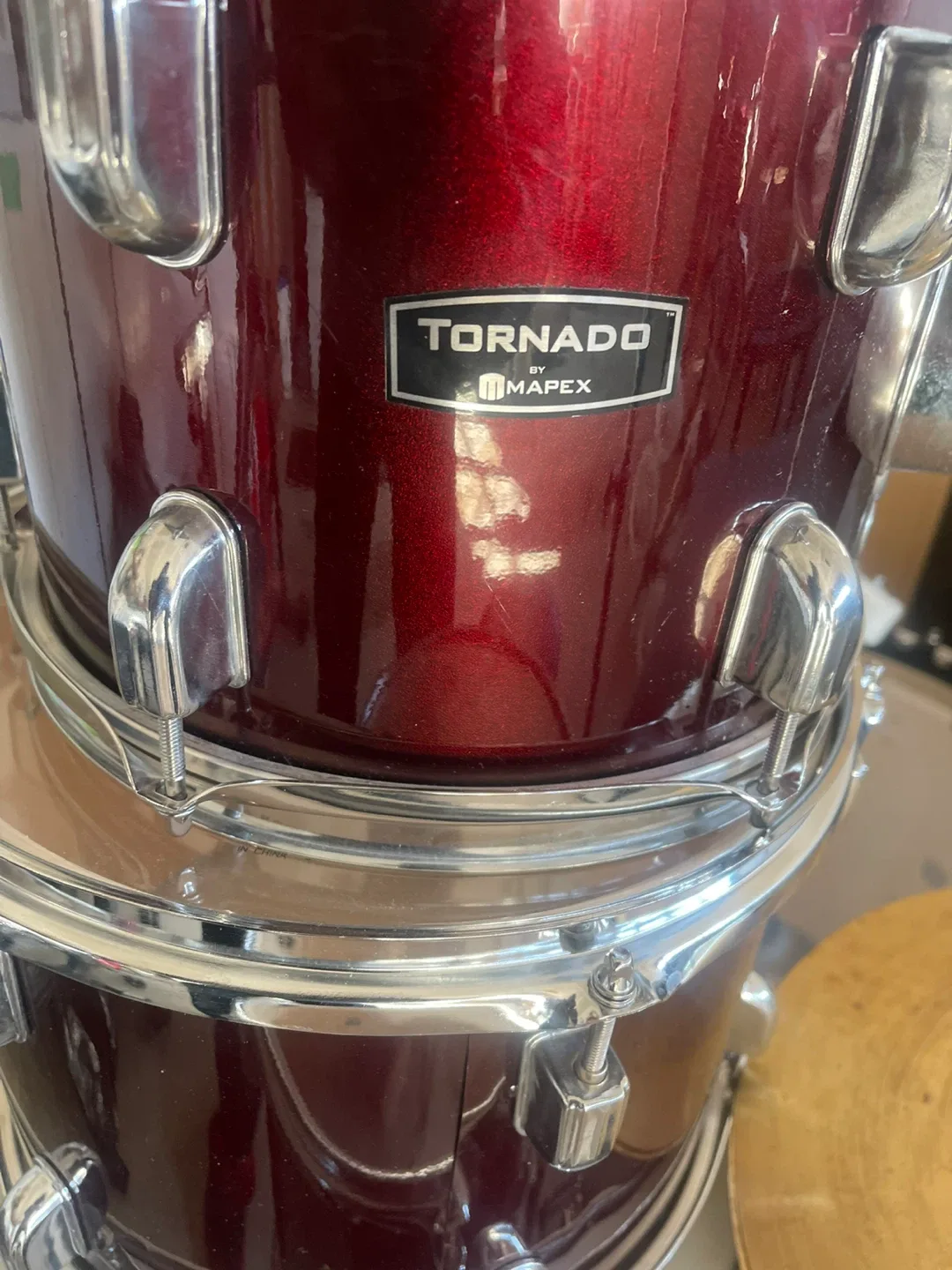Mapex Tornado Drum Kit - Burgundy image indicator(5)