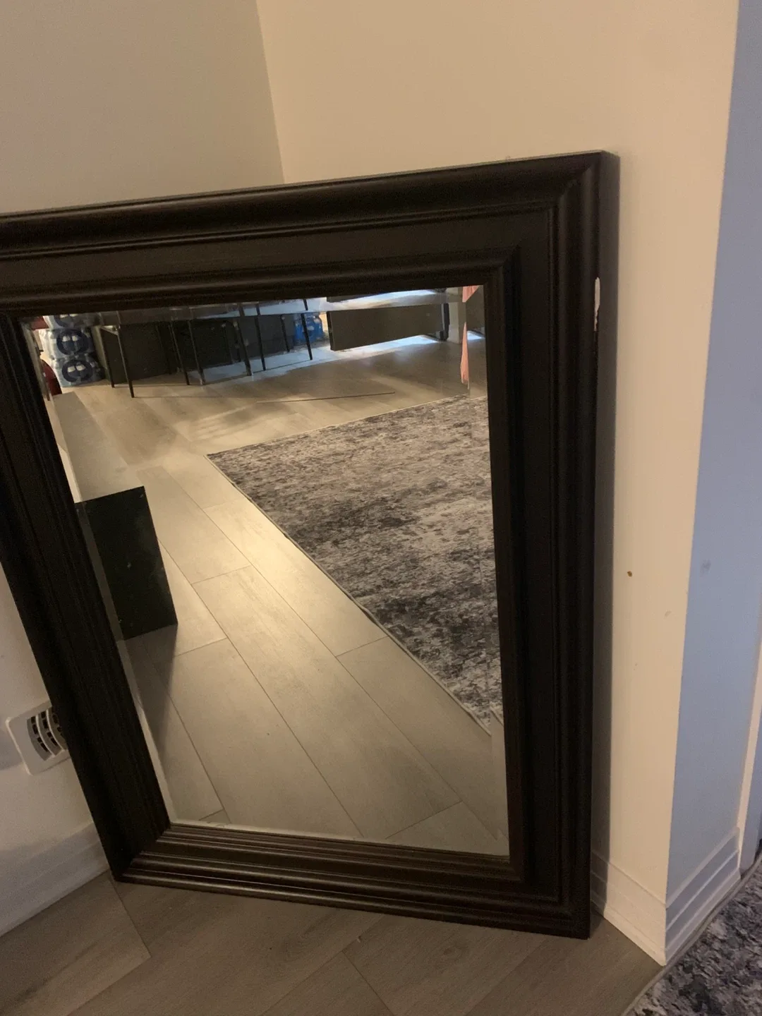 Brown Framed Mirror image indicator(2)