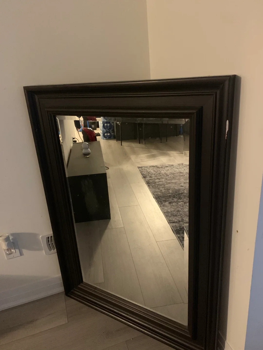 Brown Framed Mirror image indicator(3)