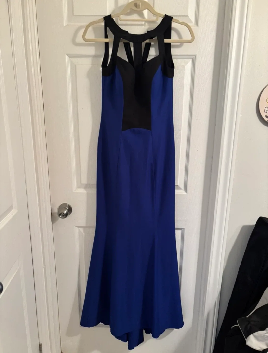 Blue & Black Formal Dress thumbnail