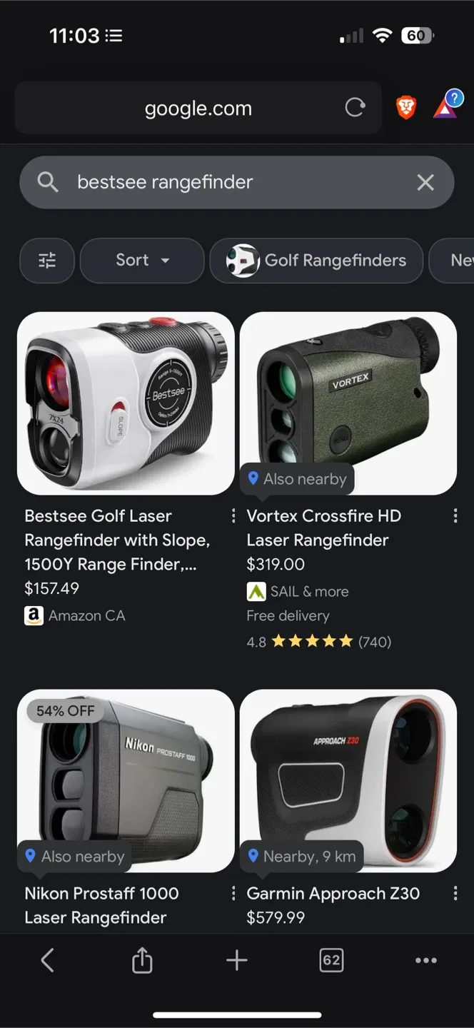 *New* $150+ Bestsee KF1500AG Laser Rangefinder - Golf image indicator(4)